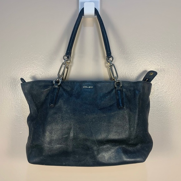 Coach Handbags - Coach VTG Madison 26769 Distressed Leather Shoulder Tote Bag